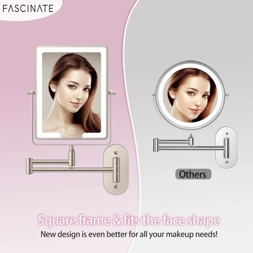 Wall Mount Makeup Mirror